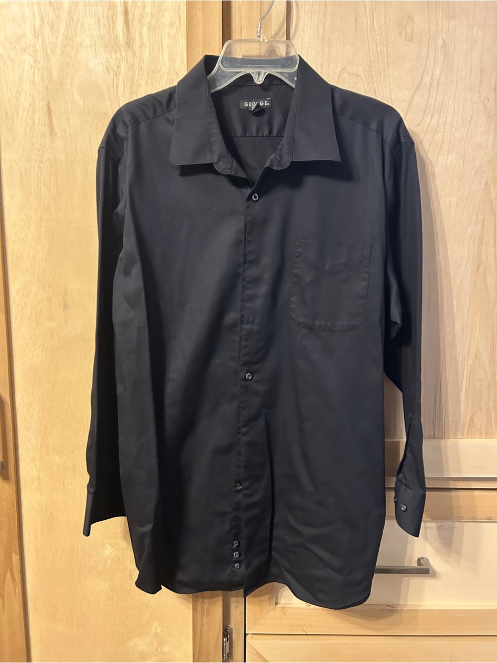 George Black Men's Casual Button-Down Shirt